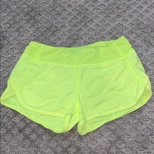 Ivivva shorts neon yellow